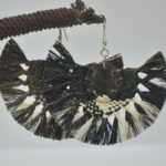 Black and White Rito earrings
