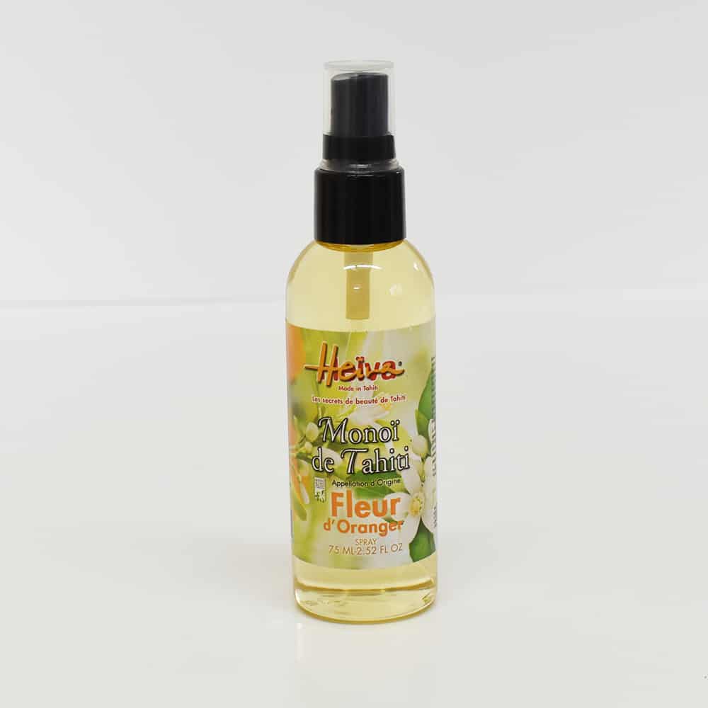 Heiva Monoi Fleur d'Oranger Spray 75ml - Island Craft Ltd Since 1942